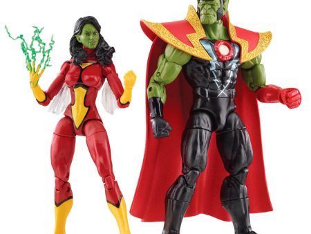 Figuras Skrull Queen & Super Skrull Beyond Earth Mightiest Los Vengadores Avengers Marvel 15Cm For Cheap