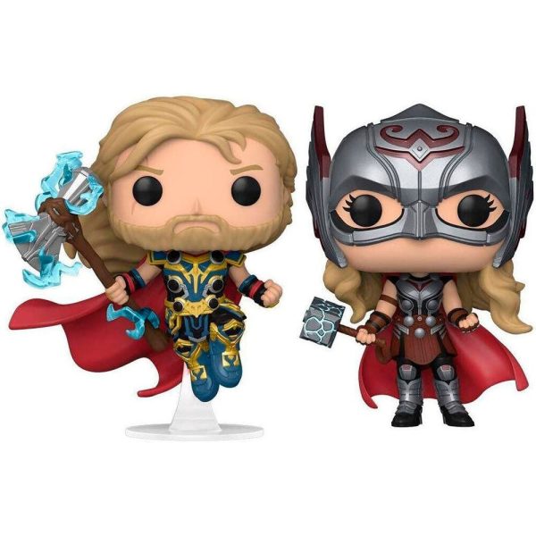 Blister 2 Figuras Pop Marvel Thor Love And Thunder Thor & Mighty Thor Exclusive Online now