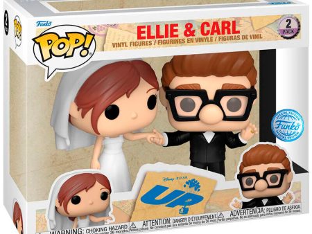 Blister 2 Figuras Pop Disney Up Ellie & Carl Exclusive Supply