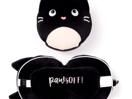 Almohada Viaje Antifaz Gato Feline Fine Relaxeazzz For Discount