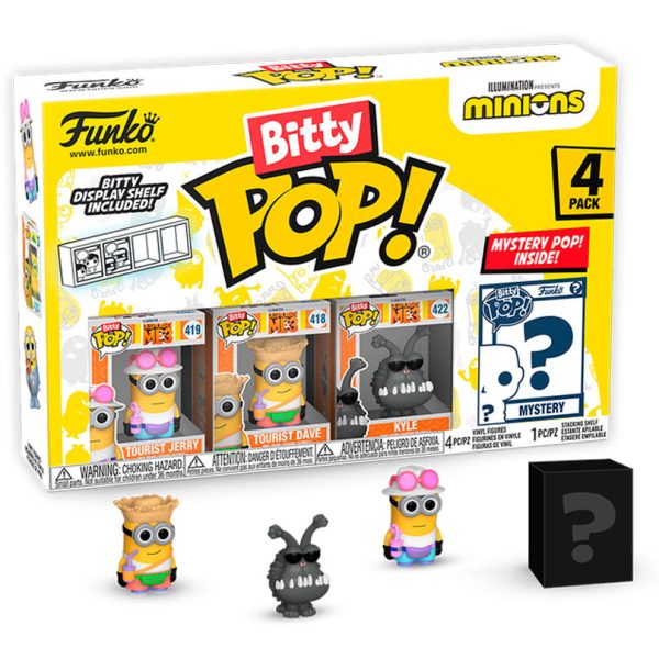 Blister 4 Figuras Bitty Pop Minions Series 4 Online Hot Sale