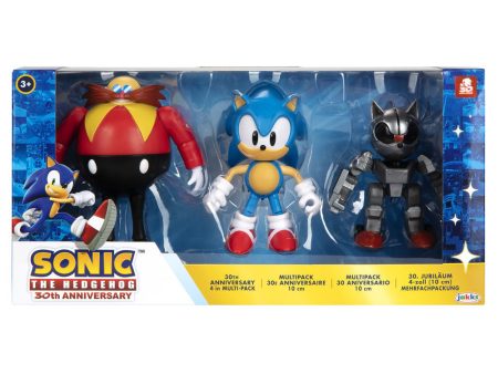 Blister 3 Figuras 30Th Anniversary Sonic The Hedgehog 10Cm Online Sale