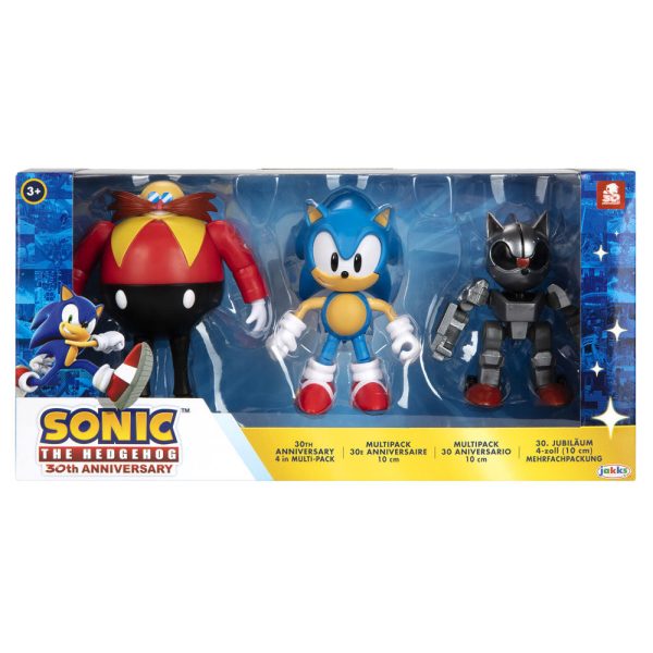 Blister 3 Figuras 30Th Anniversary Sonic The Hedgehog 10Cm Online Sale