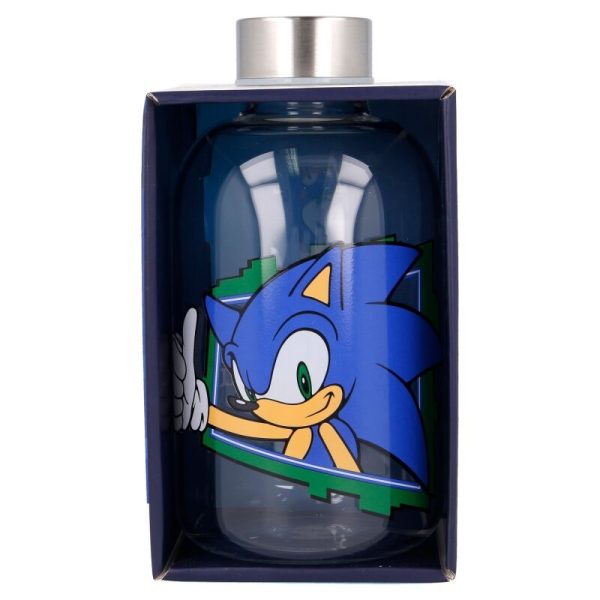 Botella Cristal Sonic The Hedgehog 620Ml For Sale