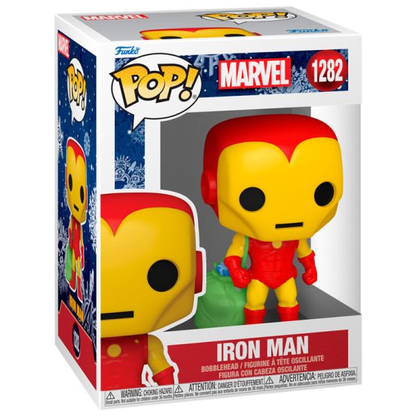 Figura Pop Marvel Holiday Iron Man Discount