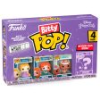 Blister 4 Figuras Bitty Pop Disney Princesas Rapunzel Cheap