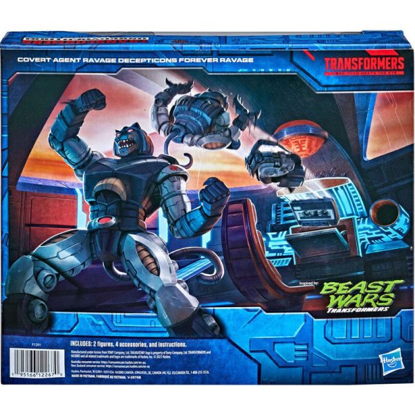 Blister Figura Covert Agent Ravage + Decepticon Forever Ravage War From Cybertron Transformers 15Cm Hot on Sale