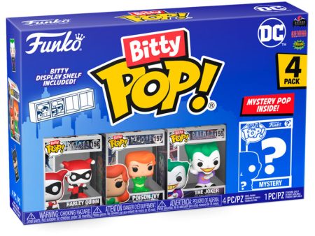 Blister 4 Figuras Bitty Pop Dc Comics Harley Quinn Online now