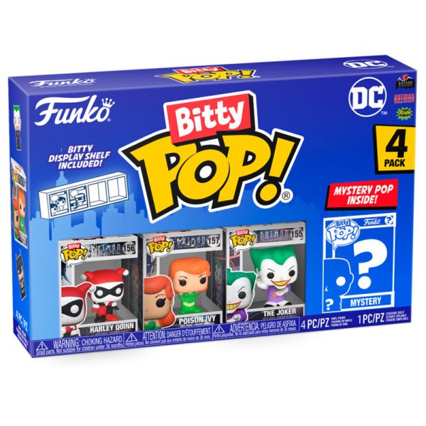 Blister 4 Figuras Bitty Pop Dc Comics Harley Quinn Online now