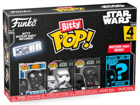 Blister 4 Figuras Bitty Pop Star Wars Darth Vader Online Hot Sale