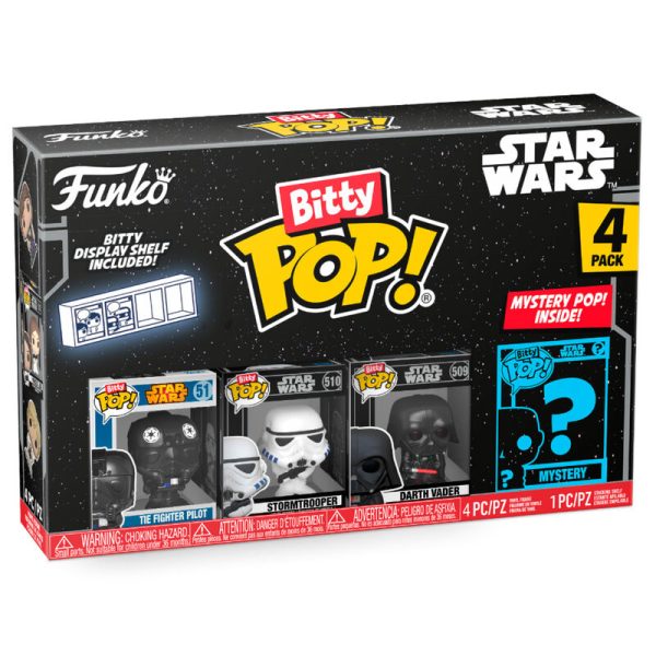 Blister 4 Figuras Bitty Pop Star Wars Darth Vader Online Hot Sale