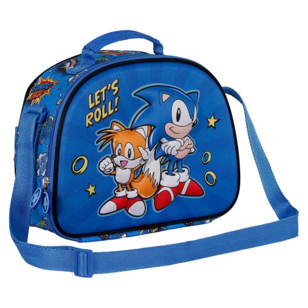 Bolsa Portameriendas 3D Lets Roll Sonic The Hedgehog Cheap