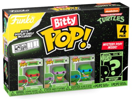 Blister 4 Figuras Bitty Pop Tortugas Ninja Blit on Sale