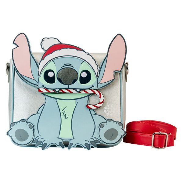 Bolso Glitter Holiday Stitch Disney Loungefly For Sale