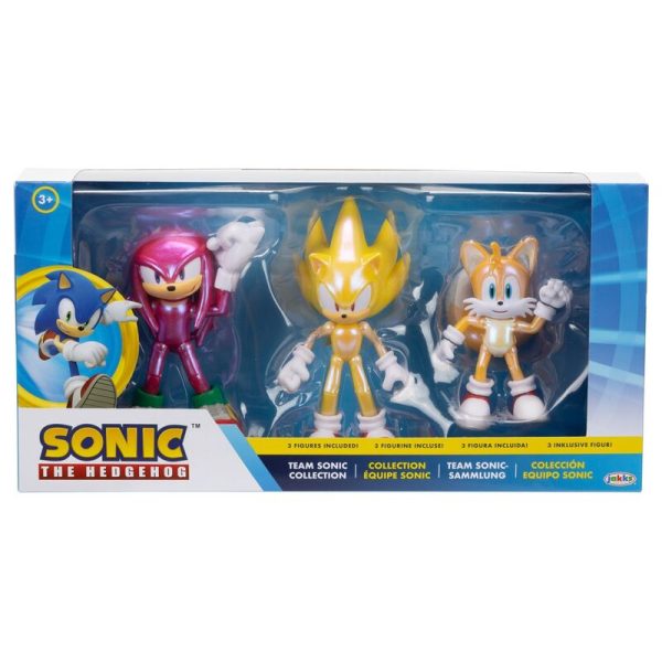 Blister 3 Figura Ultimate Team Up Sonic The Hedgehog 10Cm For Sale