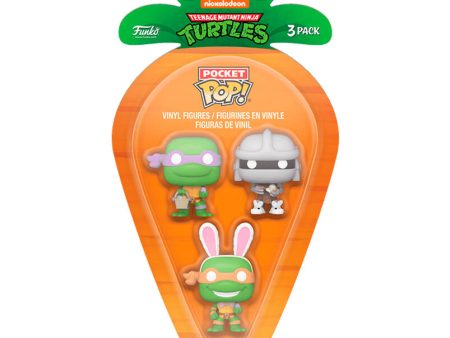 Blister 3 Figuras Carrot Pocket Pop Tortugas Ninja Donatello Shredder Michelangelo Discount