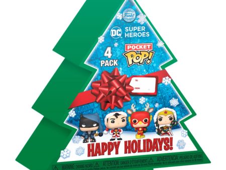 Arbol Con 4 Figuras Pocket Pop Dc Comics Happy Holidays Online Hot Sale