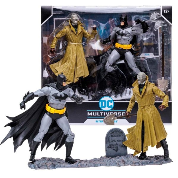 Blister 2 Figuras Batman Vs Hus Muliverse Dc Comics 17Cm Hot on Sale