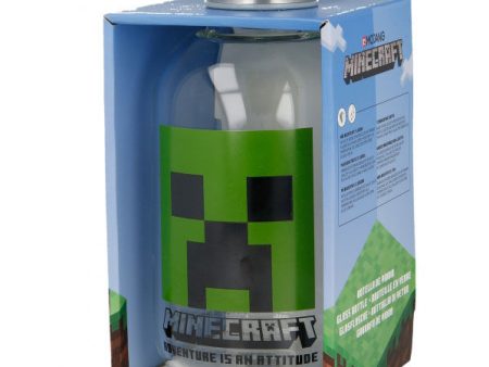 Botella Cristal Minecraft 620Ml For Sale