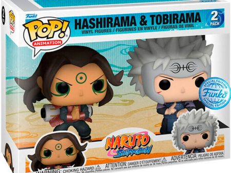 Blister 2 Figuras Pop Naruto Shippuden Hashirama & Tobirama Exclusive Hot on Sale