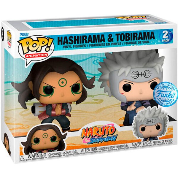 Blister 2 Figuras Pop Naruto Shippuden Hashirama & Tobirama Exclusive Hot on Sale