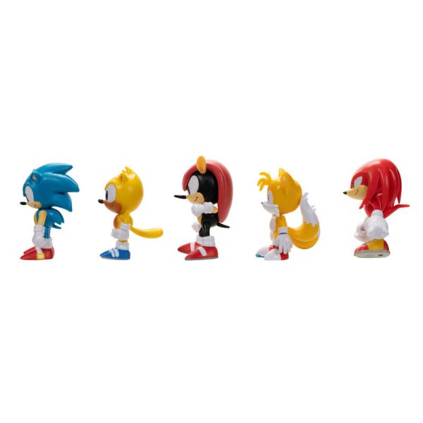 Blister 5 Figuras Sonic The Hedgehog  6Cm Supply