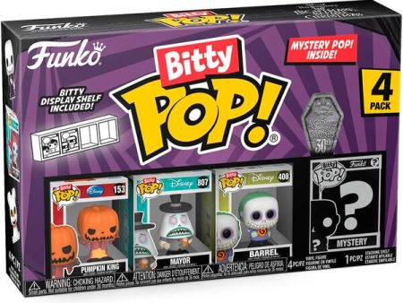 Blister 4 Figuras Bitty Pop Disney Pesadilla Antes De Navidad Pumpkin King Cheap