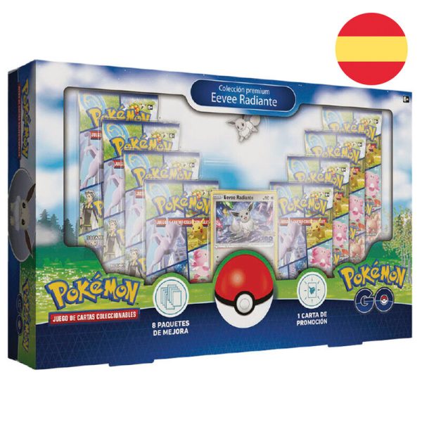 Caja Juego Cartas Coleccionables Eevee Radiante Pokemon Go For Discount