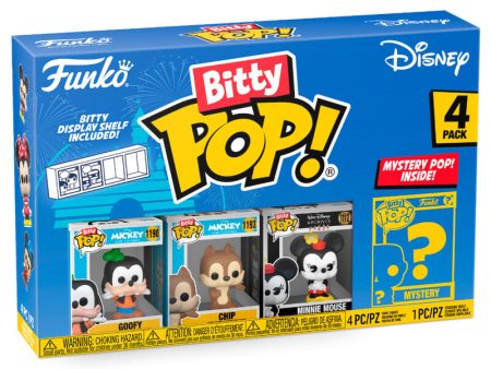 Blister 4 Figuras Bitty Pop Disney Goofy Hot on Sale