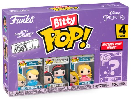 Blister 4 Figuras Bitty Pop Disney Princesas Cenicienta Online