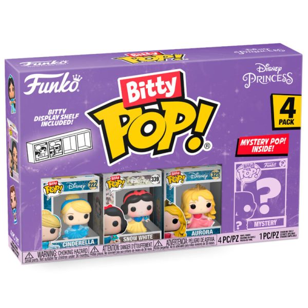 Blister 4 Figuras Bitty Pop Disney Princesas Cenicienta Online