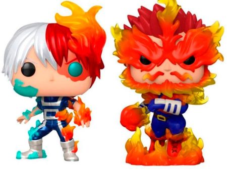 Blister 2 Figuras Pop My Hero Academia Shoto Todoroki & Endeavor Exclusive Discount