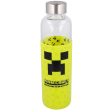 Botella Cristal Minecraft Funda Silicona 585Ml on Sale