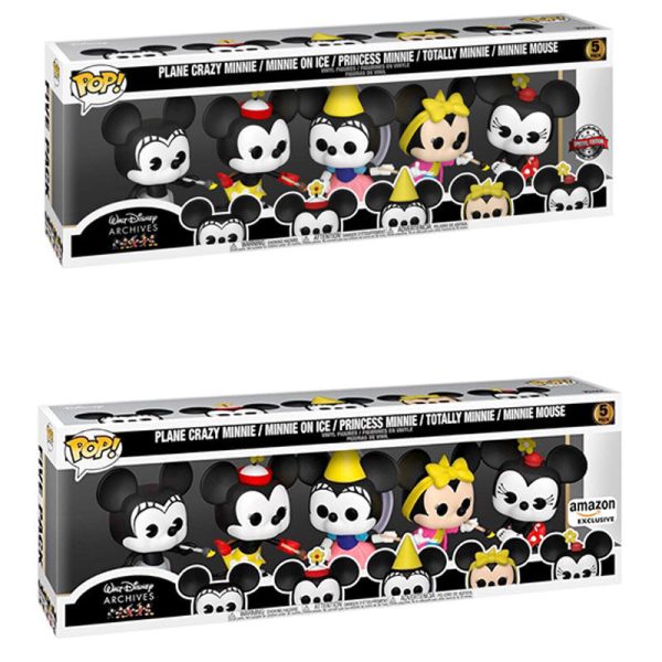 Blister 5 Figuras Pop Disney Minnie Mouse Exclusive Online Hot Sale