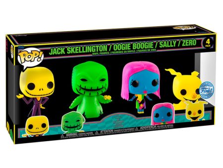 Blister 4 Figuras Pop Disney Pesadilla Antes De Navidad Exclusive on Sale