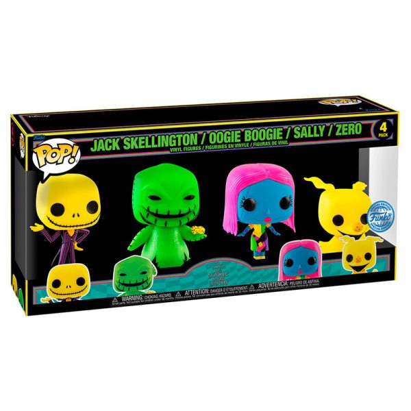 Blister 4 Figuras Pop Disney Pesadilla Antes De Navidad Exclusive on Sale