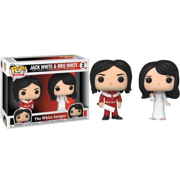 Blister 2 Figuras Pop The White Stripes Jack White And Meg White Cheap