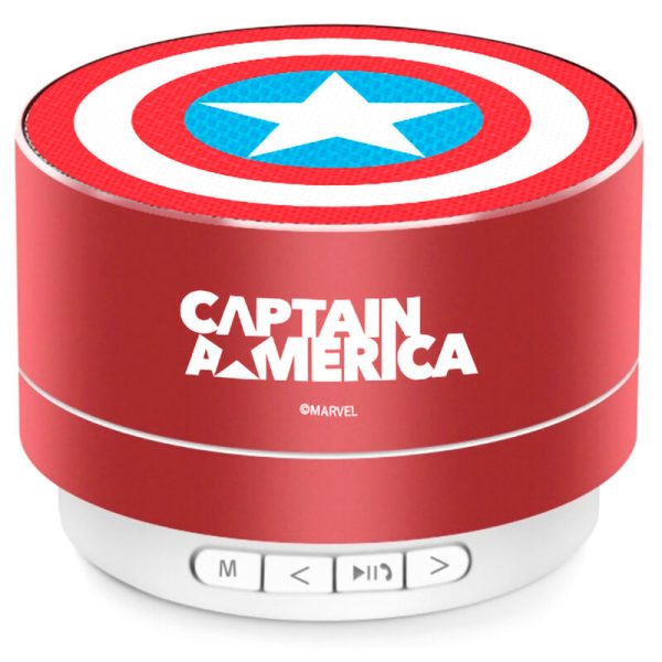 Altavoz Portatil Inalambrico Capitan America Marvel For Cheap