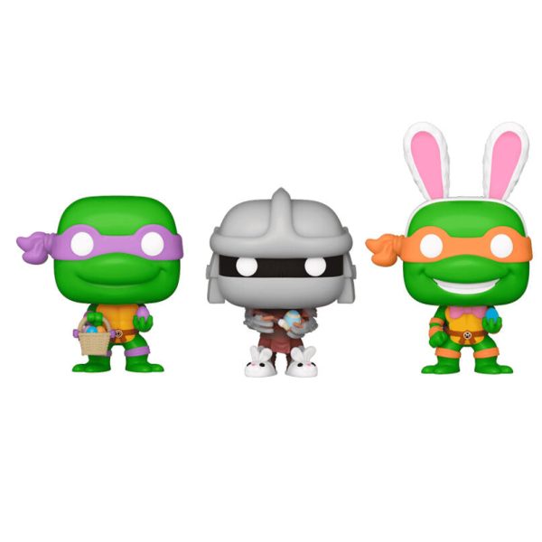 Blister 3 Figuras Carrot Pocket Pop Tortugas Ninja Donatello Shredder Michelangelo Discount