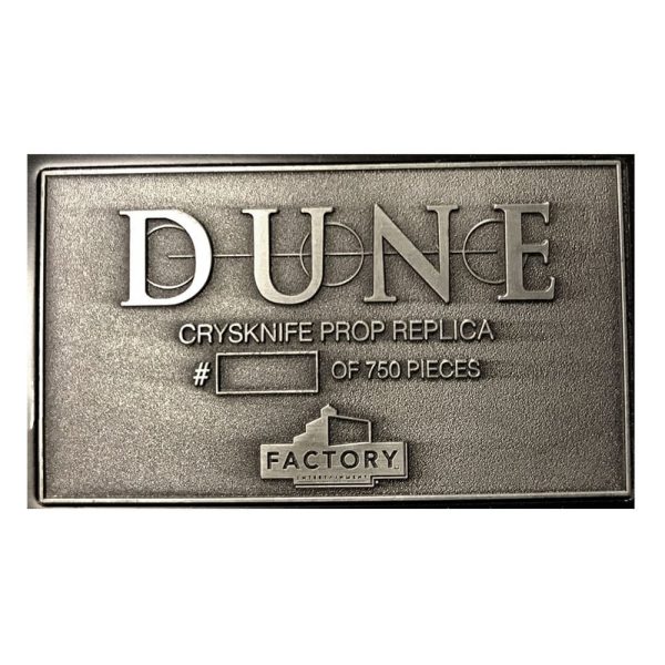 Dune 1984 Réplica 1 1 Crysknife Edición Limitada 25 cm Hot on Sale