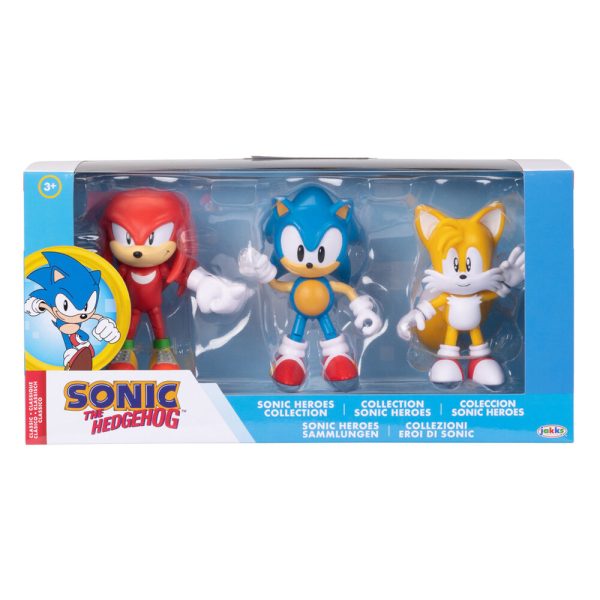 Blister 3 Figuras Classic Sonic The Hedgehog 10Cm on Sale