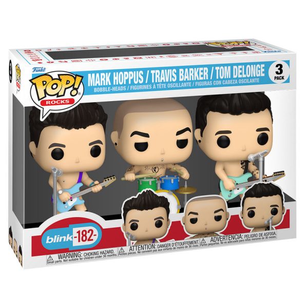 Blister 3 Figuras Pop Rocks Blink 182 Discount