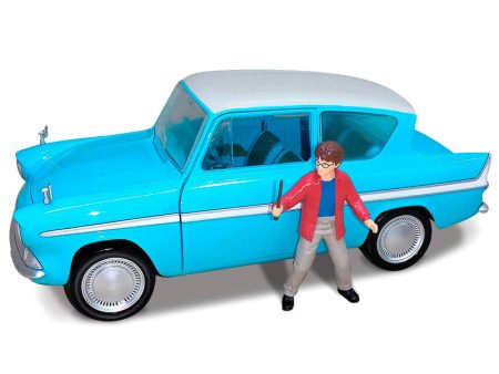 Blister Figura Harry + Coche Ford Anglia Harry Potter Hot on Sale