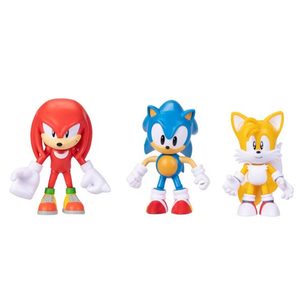 Blister 3 Figuras Classic Sonic The Hedgehog 10Cm on Sale