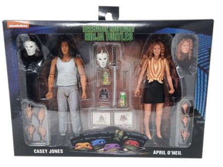 Blister 2 Figuras April Oneil + Casey Jones Tortugas Ninja 18Cm For Cheap