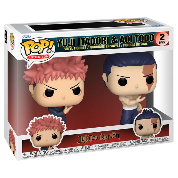 Blister 2 Figuras Pop Jujutsu Kaisen Yuji Itadori & Aoi Todo For Discount