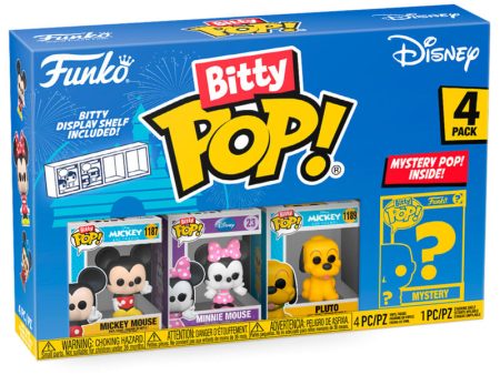 Blister 4 Figuras Bitty Pop Disney Mickey on Sale