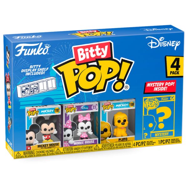 Blister 4 Figuras Bitty Pop Disney Mickey on Sale