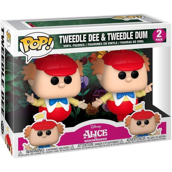 Blister 2 Figuras Pop Disney Alicia En El Pais De Las Maravillas Tweedle Dee And Dum For Discount