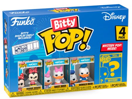 Blister 4 Figuras Bitty Pop Disney Minnie Hot on Sale